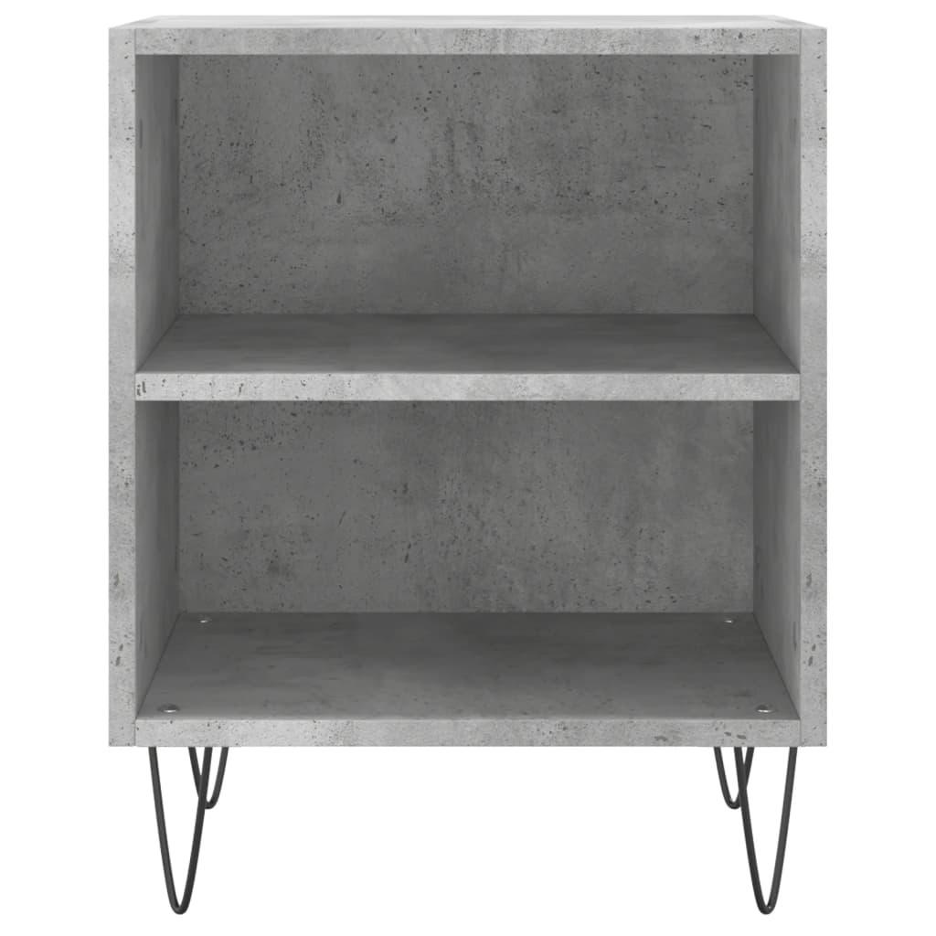 Bedside Cabinets 2 pcs Concrete Grey 40x30x50 cm Engineered Wood