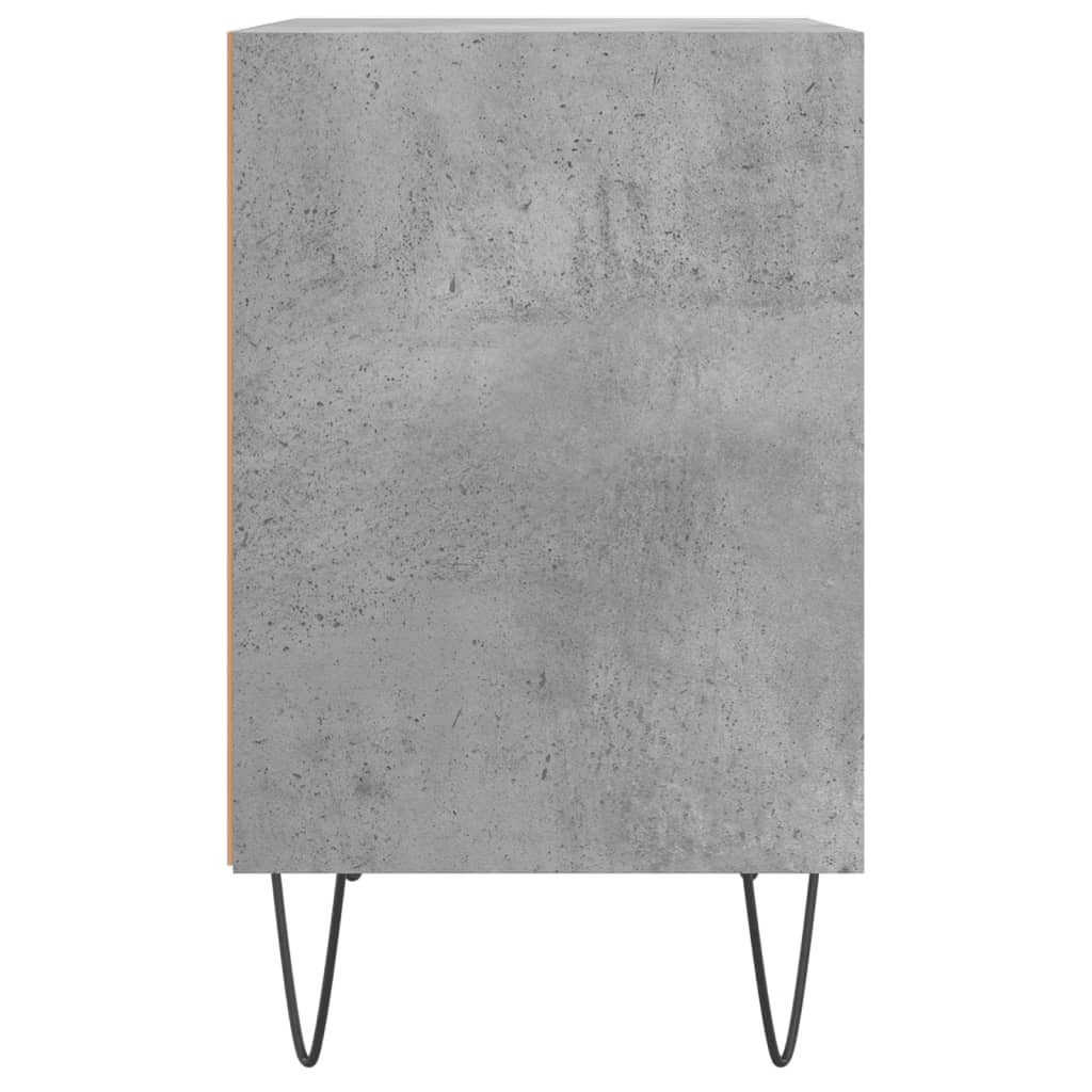 Bedside Cabinets 2 pcs Concrete Grey 40x30x50 cm Engineered Wood