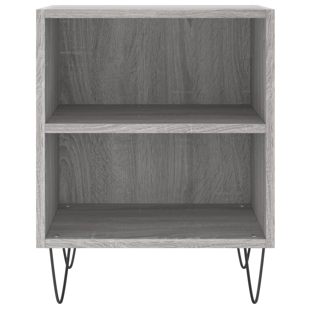 Bedside Cabinets 2 pcs Grey Sonoma 40x30x50 cm Engineered Wood