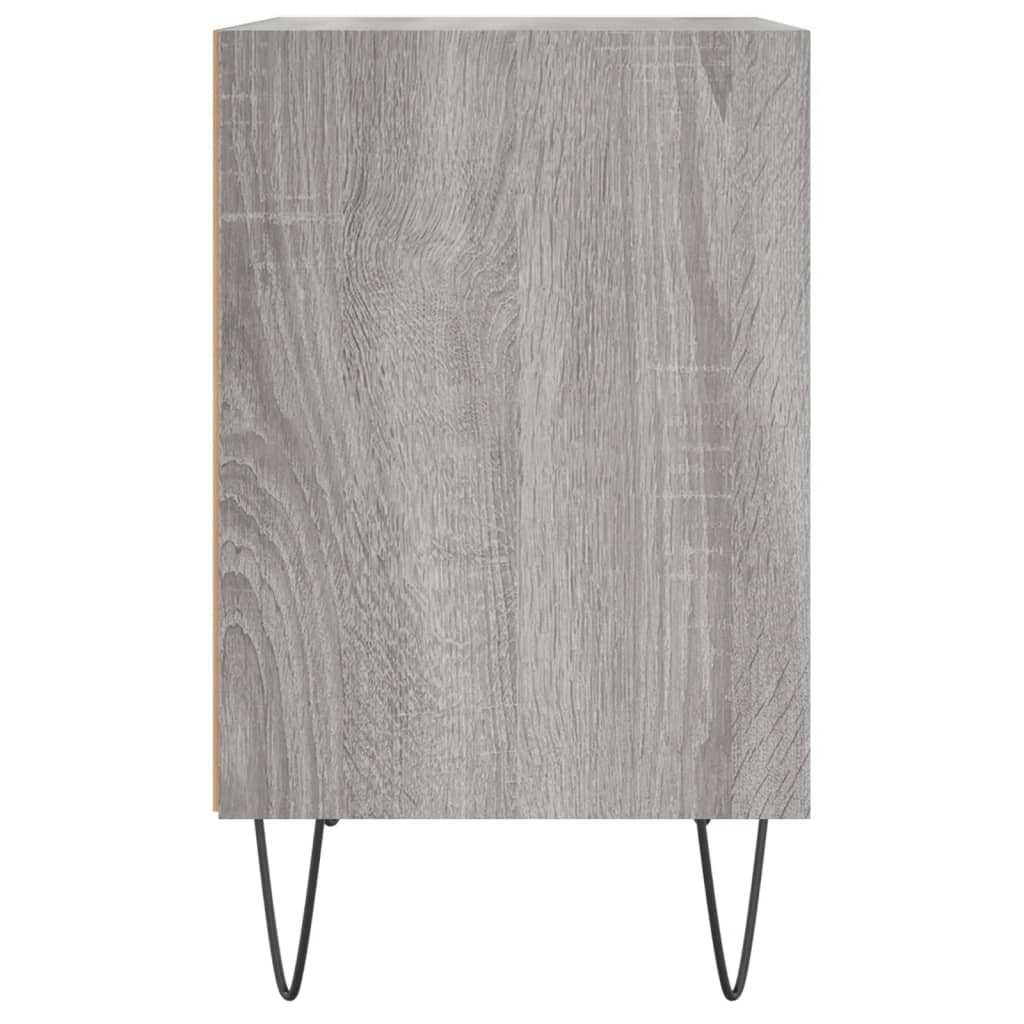 Bedside Cabinets 2 pcs Grey Sonoma 40x30x50 cm Engineered Wood