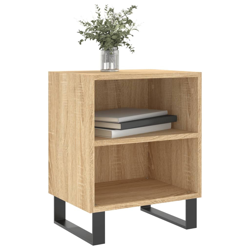 Bedside Cabinets 2 pcs Sonoma Oak 40x30x50 cm Engineered Wood