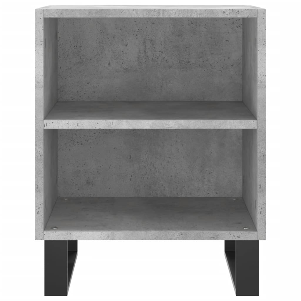 Bedside Cabinets 2 pcs Concrete Grey 40x30x50 cm Engineered Wood
