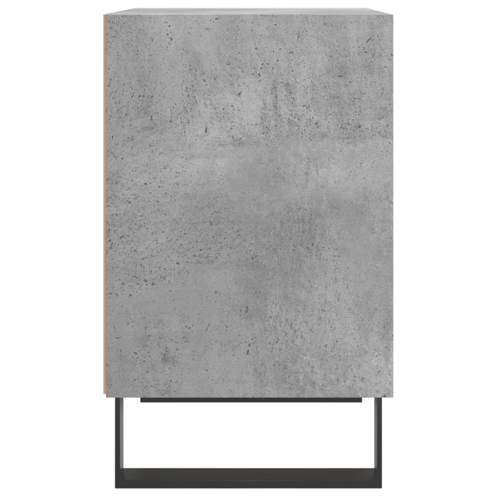 Bedside Cabinets 2 pcs Concrete Grey 40x30x50 cm Engineered Wood