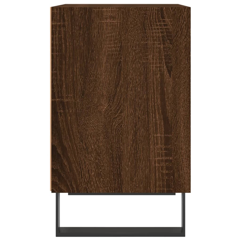 Bedside Cabinets 2 pcs Brown Oak 40x30x50 cm Engineered Wood