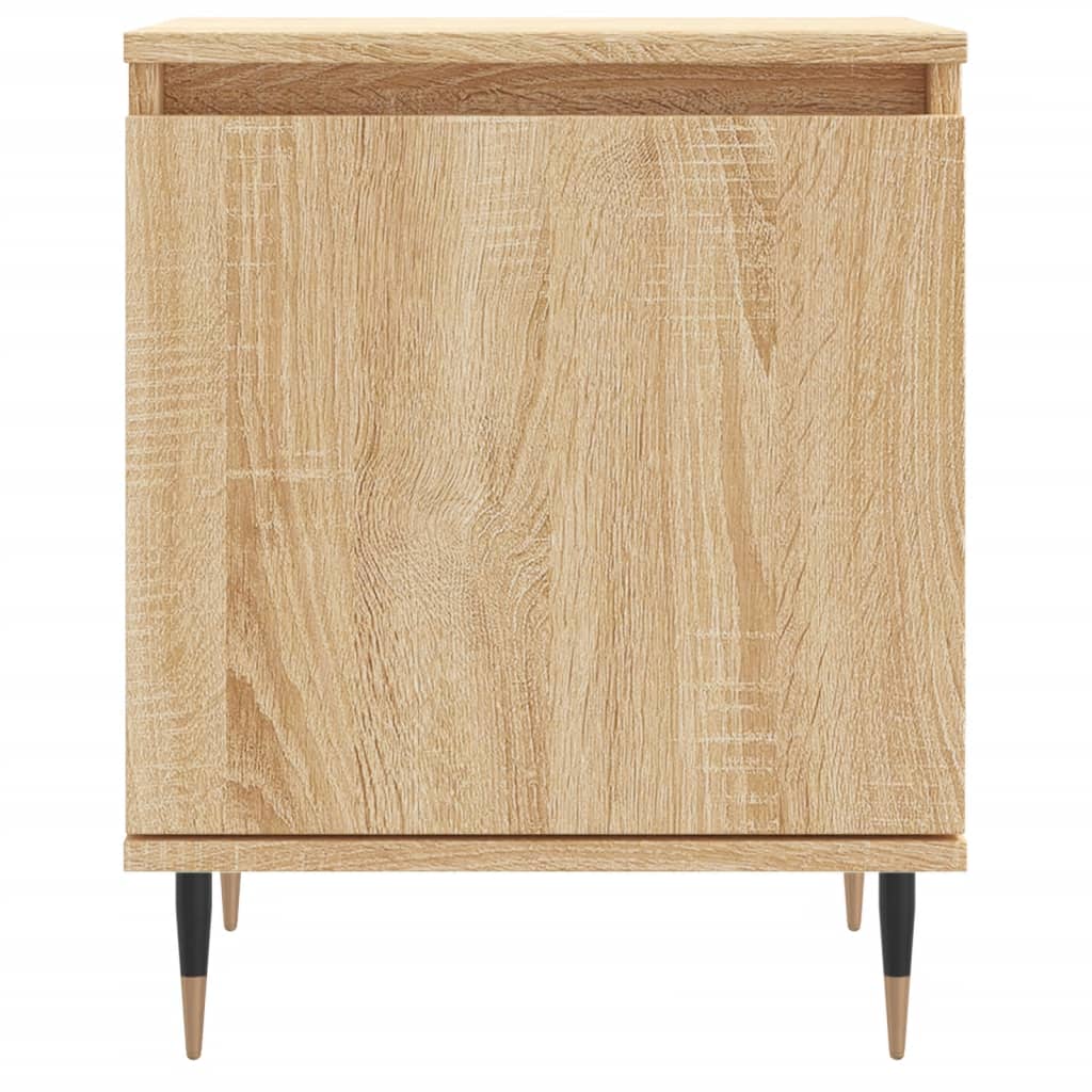 Bedside Cabinets 2 pcs Sonoma Oak 40x30x50 cm Engineered Wood