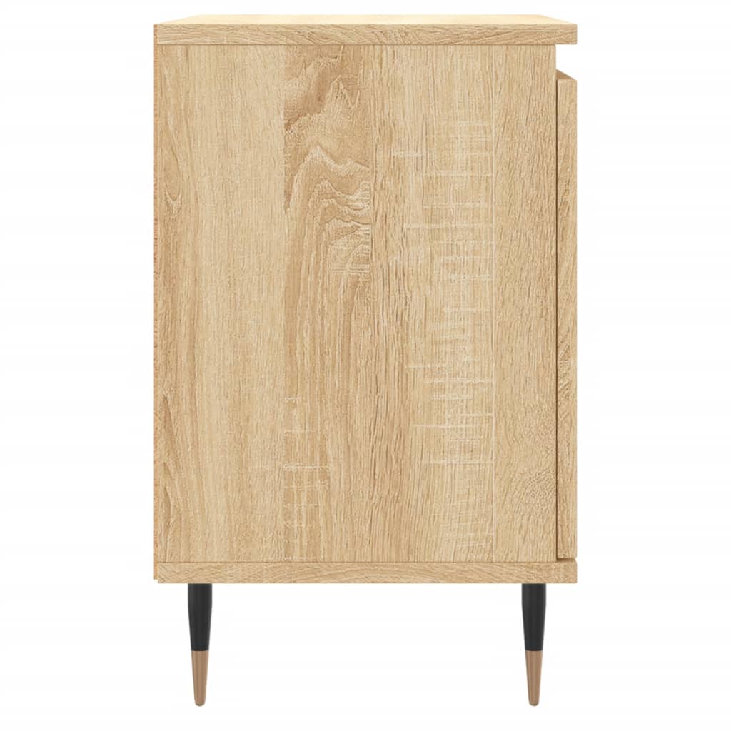 Bedside Cabinets 2 pcs Sonoma Oak 40x30x50 cm Engineered Wood
