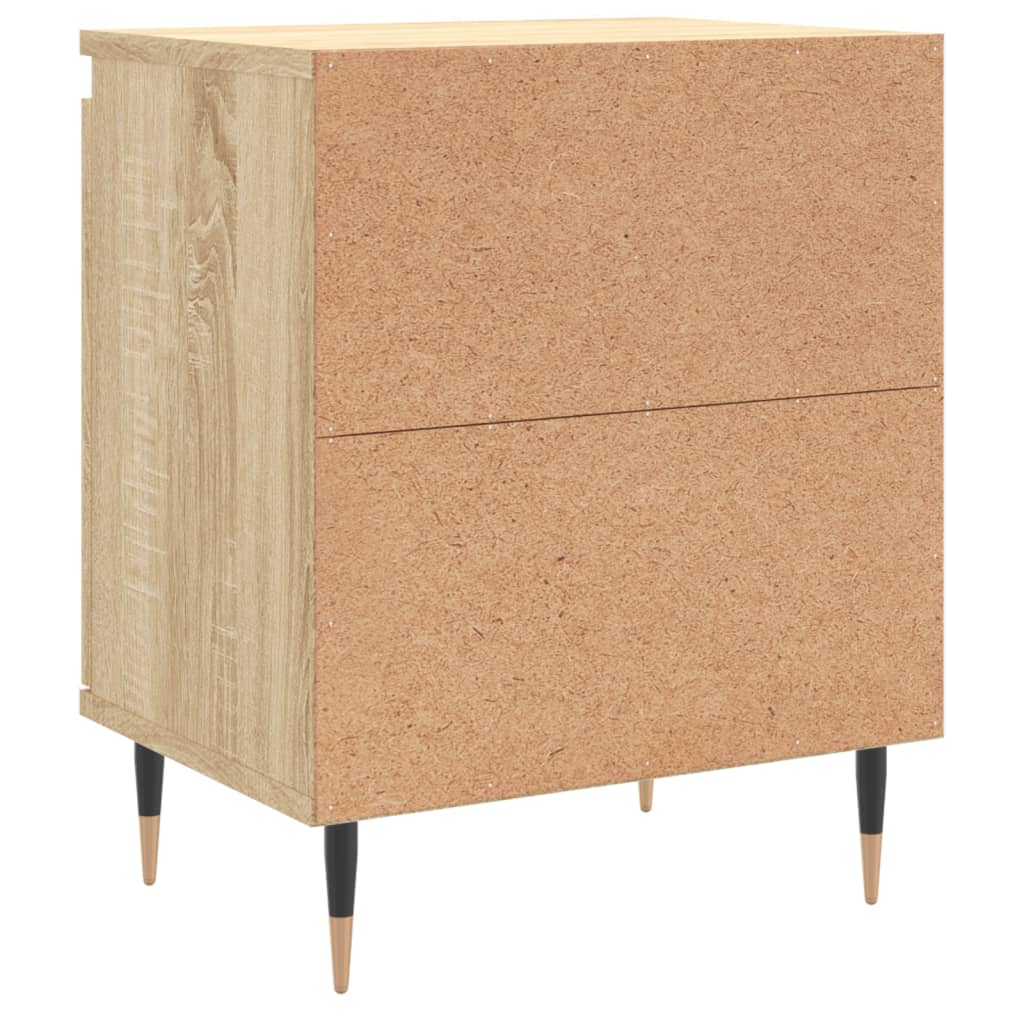 Bedside Cabinets 2 pcs Sonoma Oak 40x30x50 cm Engineered Wood
