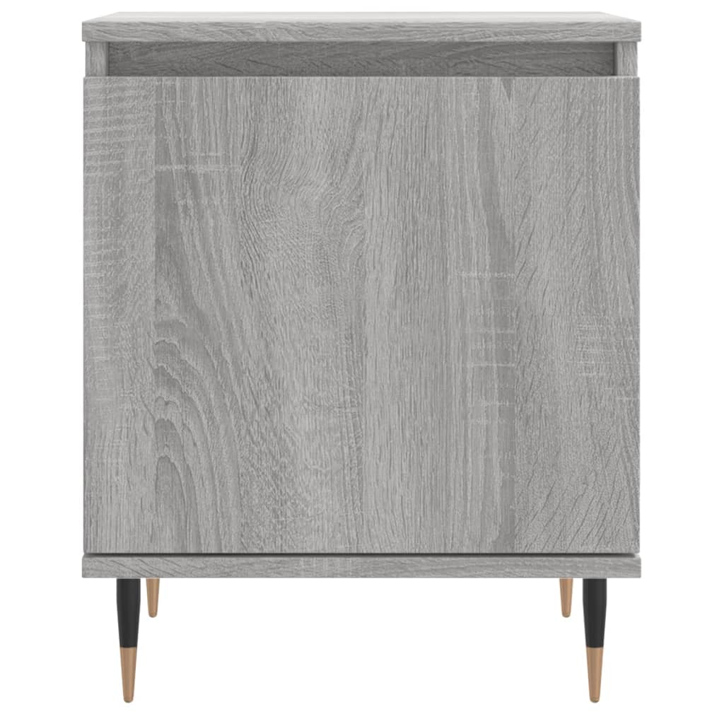 Bedside Cabinet Grey Sonoma 40x30x50 cm Engineered Wood