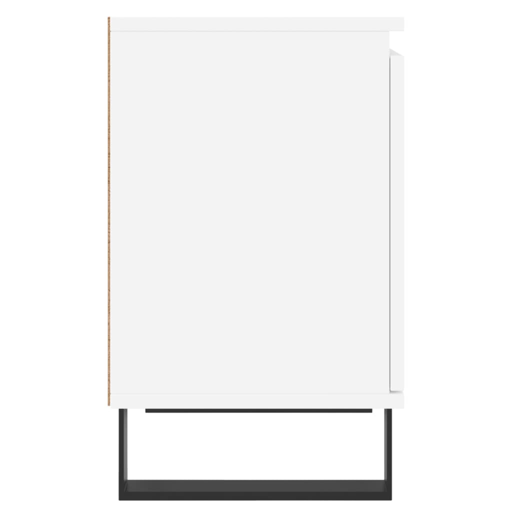 Bedside Cabinets 2 pcs White 40x30x50 cm Engineered Wood