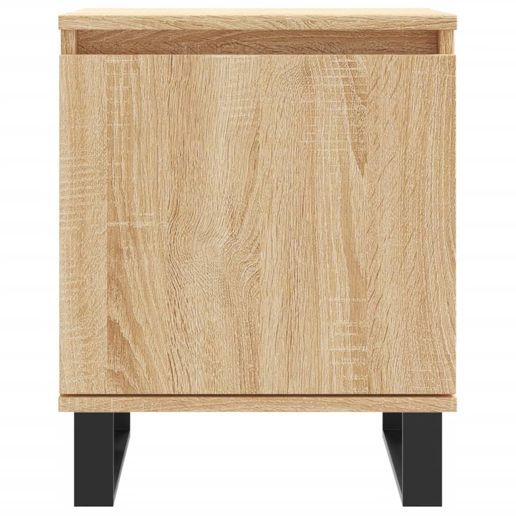 Bedside Cabinets 2 pcs Sonoma Oak 40x30x50 cm Engineered Wood