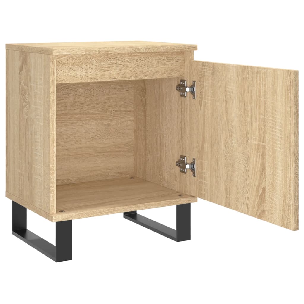 Bedside Cabinets 2 pcs Sonoma Oak 40x30x50 cm Engineered Wood