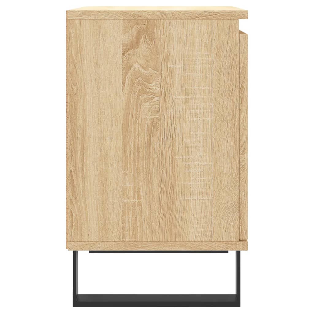 Bedside Cabinets 2 pcs Sonoma Oak 40x30x50 cm Engineered Wood