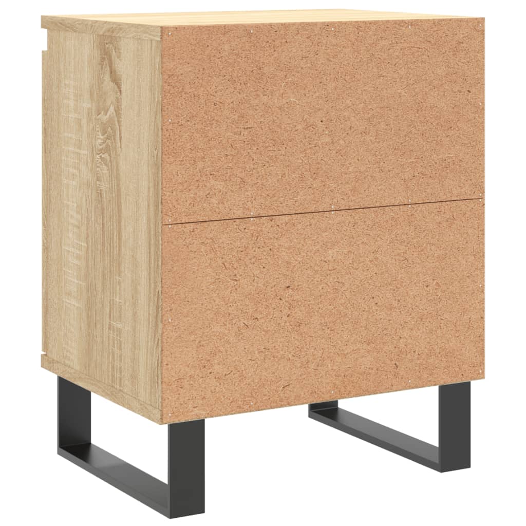 Bedside Cabinets 2 pcs Sonoma Oak 40x30x50 cm Engineered Wood