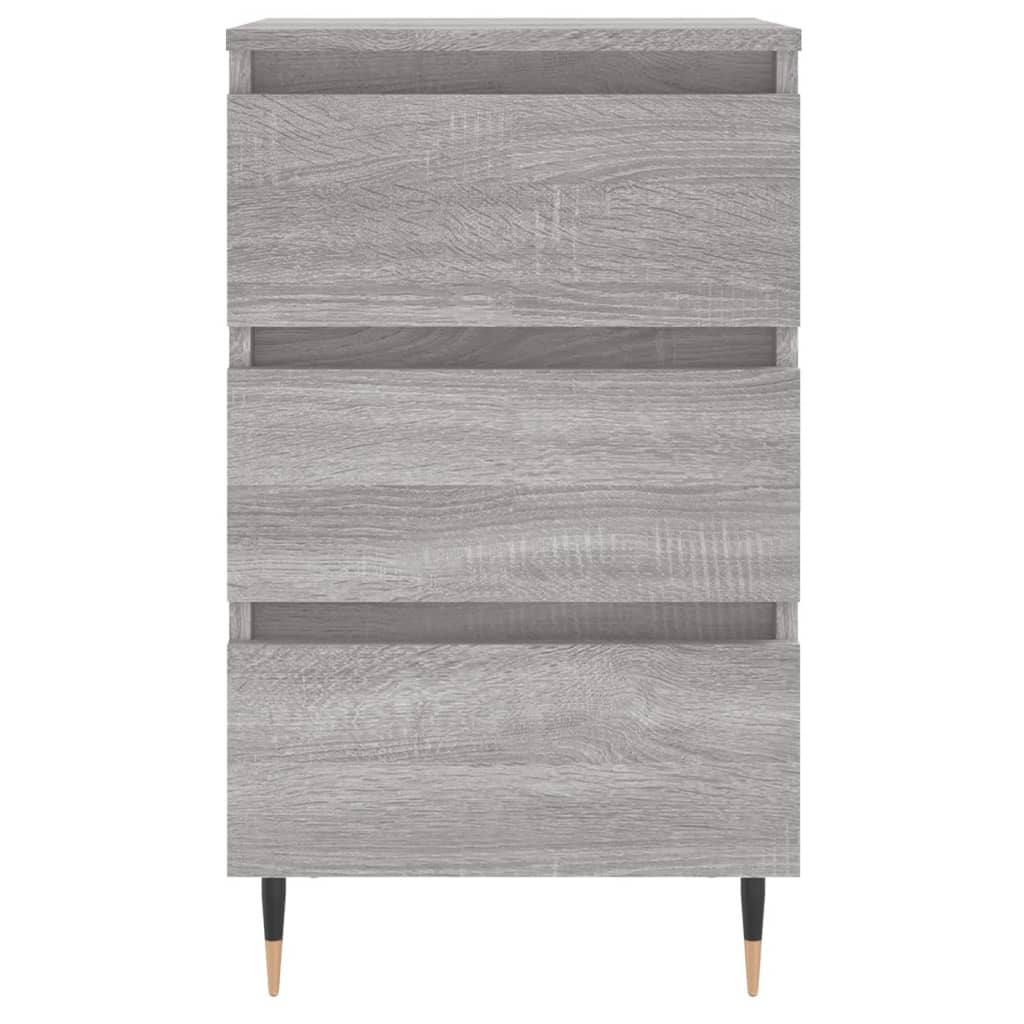 Bedside Cabinets 2 pcs Grey Sonoma 40x35x69 cm Engineered Wood