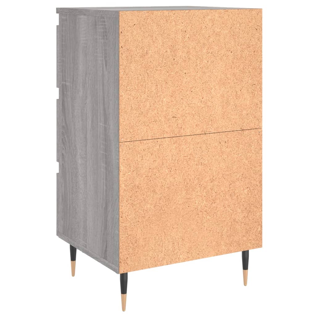 Bedside Cabinets 2 pcs Grey Sonoma 40x35x69 cm Engineered Wood