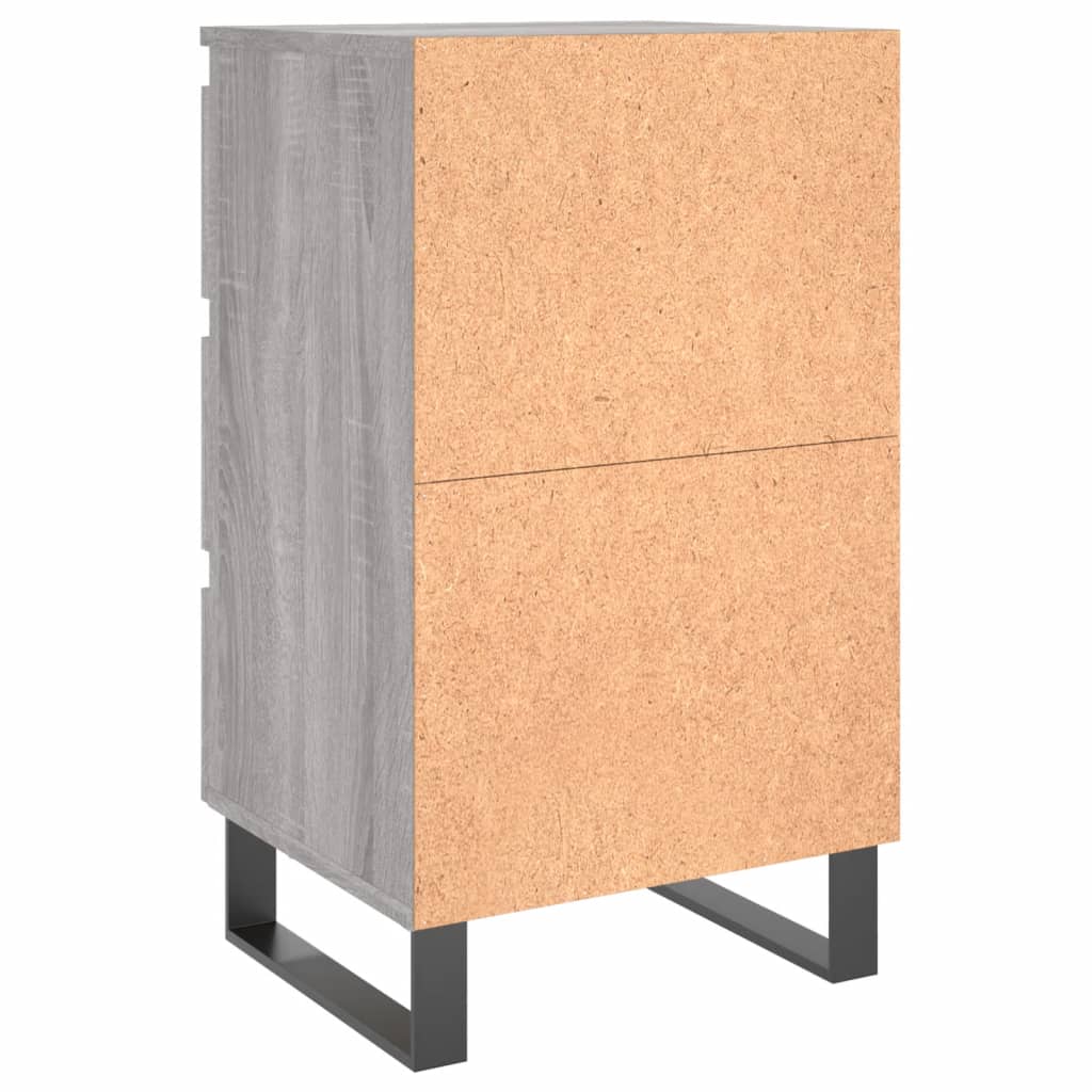 Bedside Cabinets 2 pcs Grey Sonoma 40x35x69 cm Engineered Wood