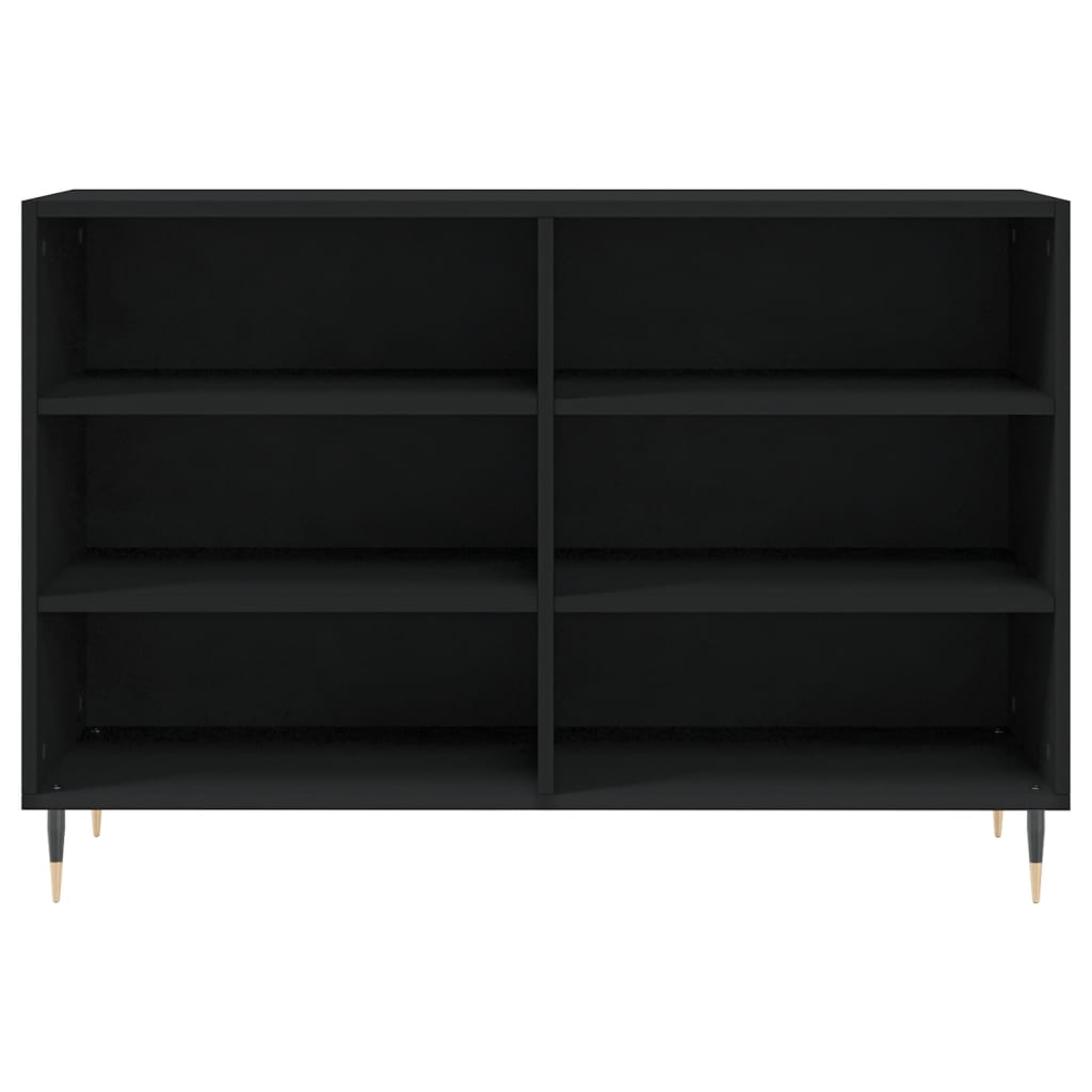 Sideboard Black 103.5x35x70 cm Engineered Wood