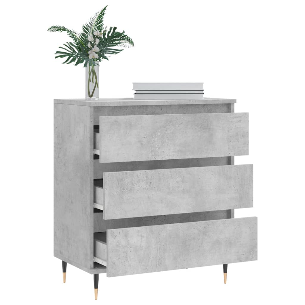 Sideboard Concrete Grey 60x35x70 cm Engineered Wood