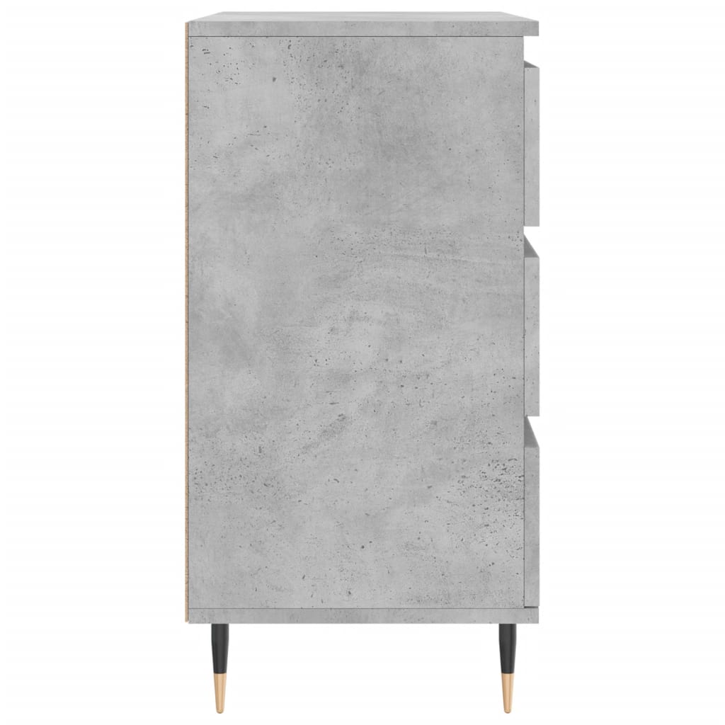 Sideboard Concrete Grey 60x35x70 cm Engineered Wood