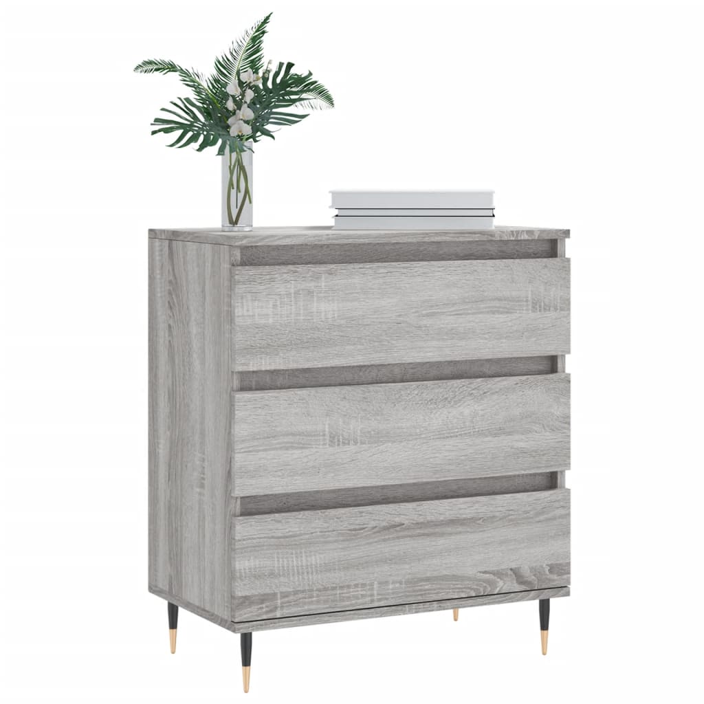 Sideboard Grey Sonoma 60x35x70 cm Engineered Wood