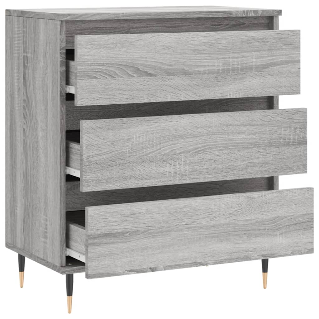 Sideboard Grey Sonoma 60x35x70 cm Engineered Wood
