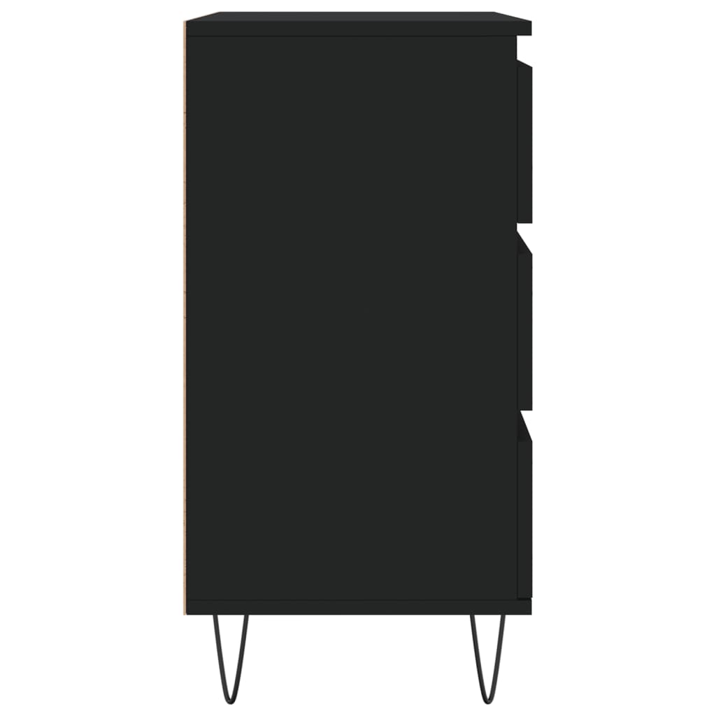 Sideboard Black 60x35x70 cm Engineered Wood