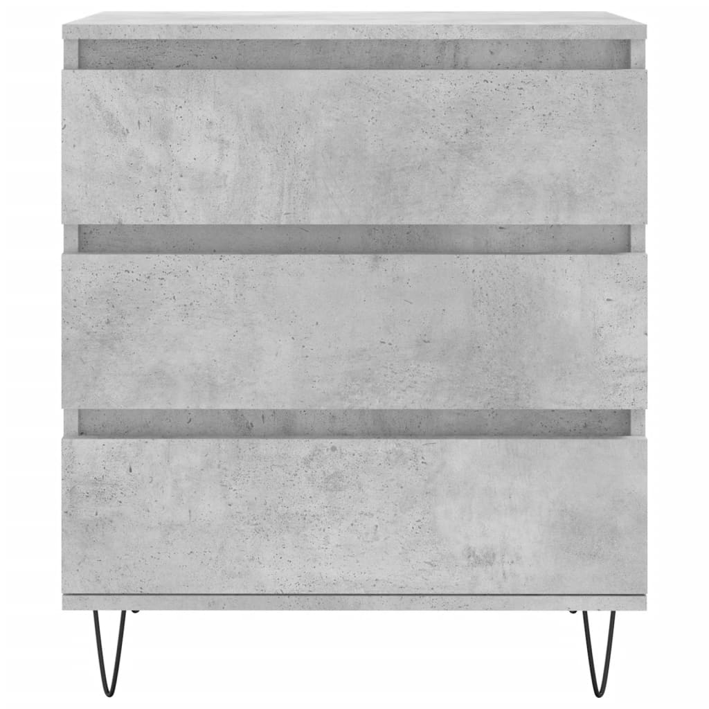 Sideboard Concrete Grey 60x35x70 cm Engineered Wood
