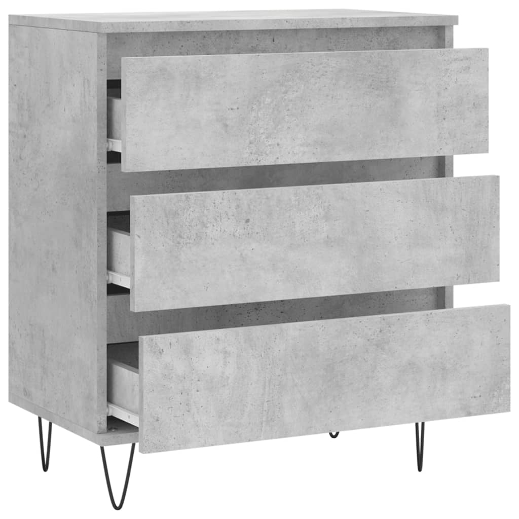 Sideboard Concrete Grey 60x35x70 cm Engineered Wood