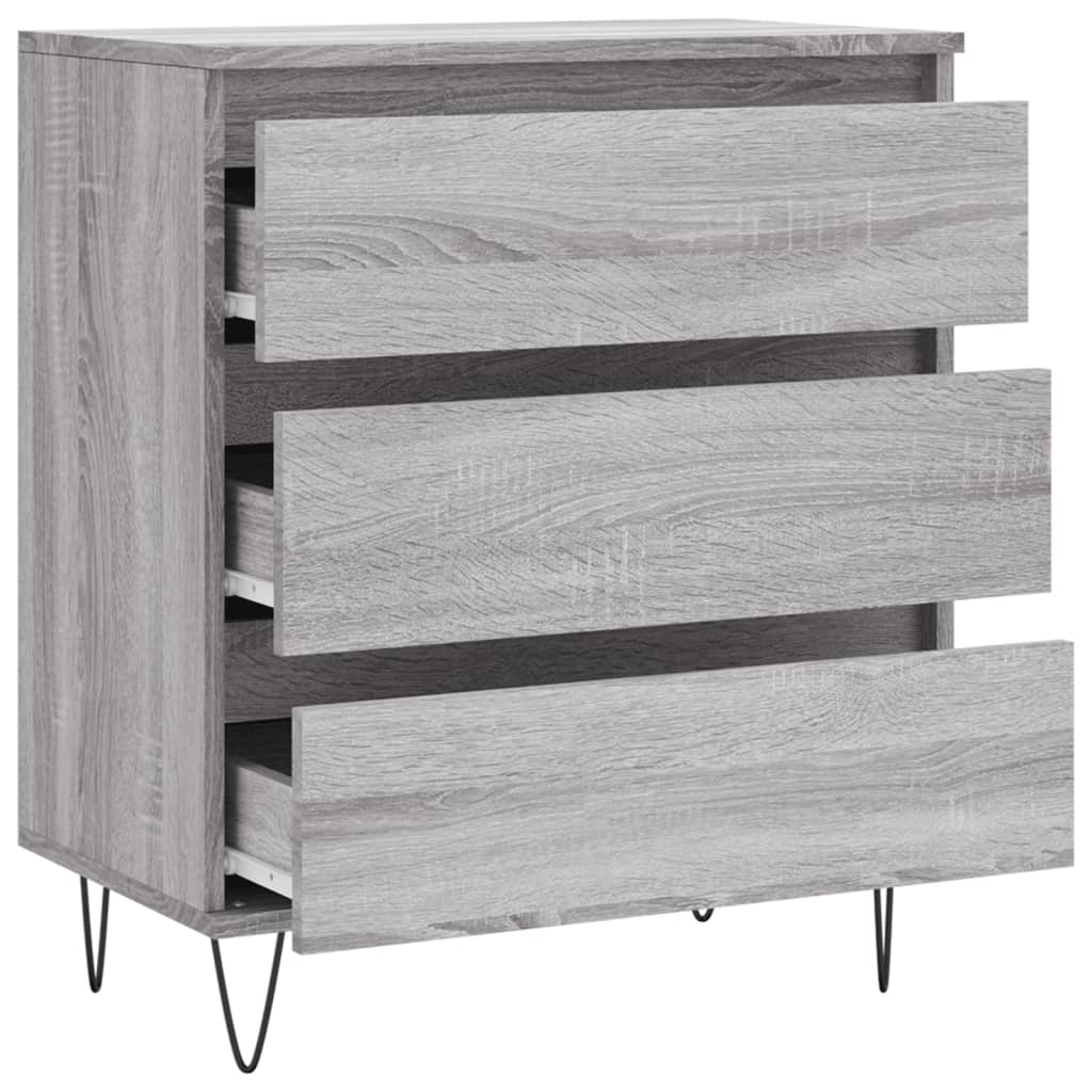 Sideboard Grey Sonoma 60x35x70 cm Engineered Wood