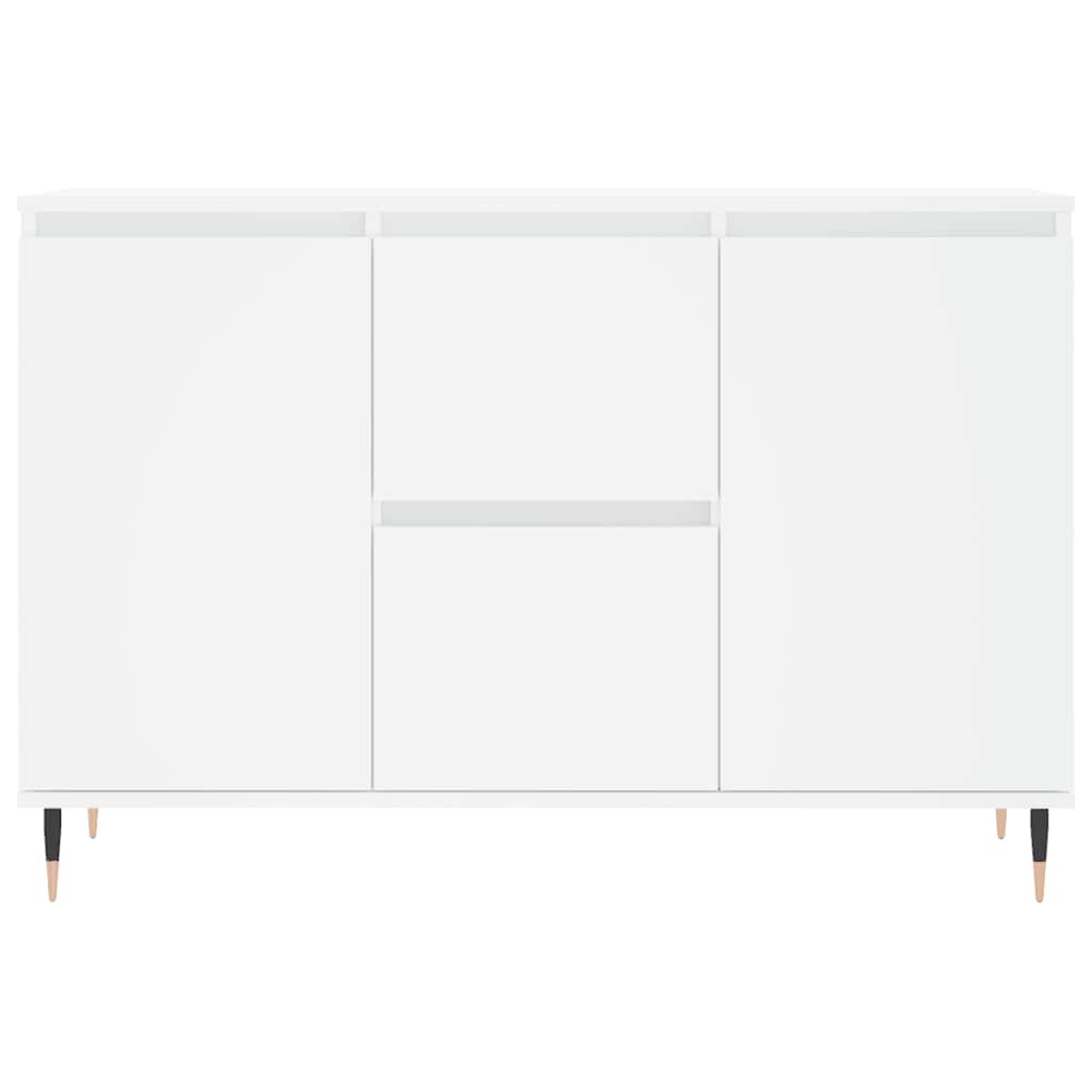 Sideboard White 101.5x35x70 cm Engineered Wood