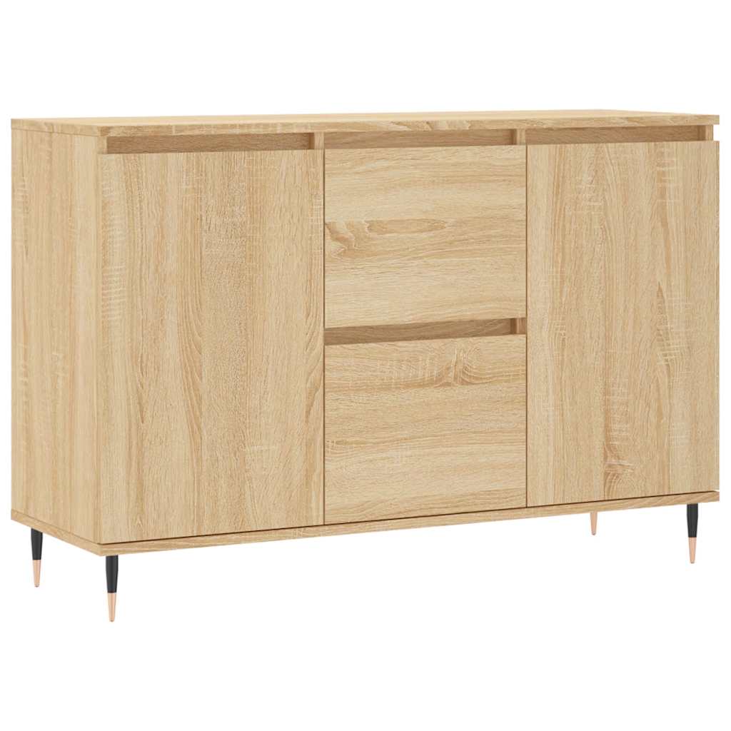 Sideboard Sonoma Oak 101.5x35x70 cm Engineered Wood