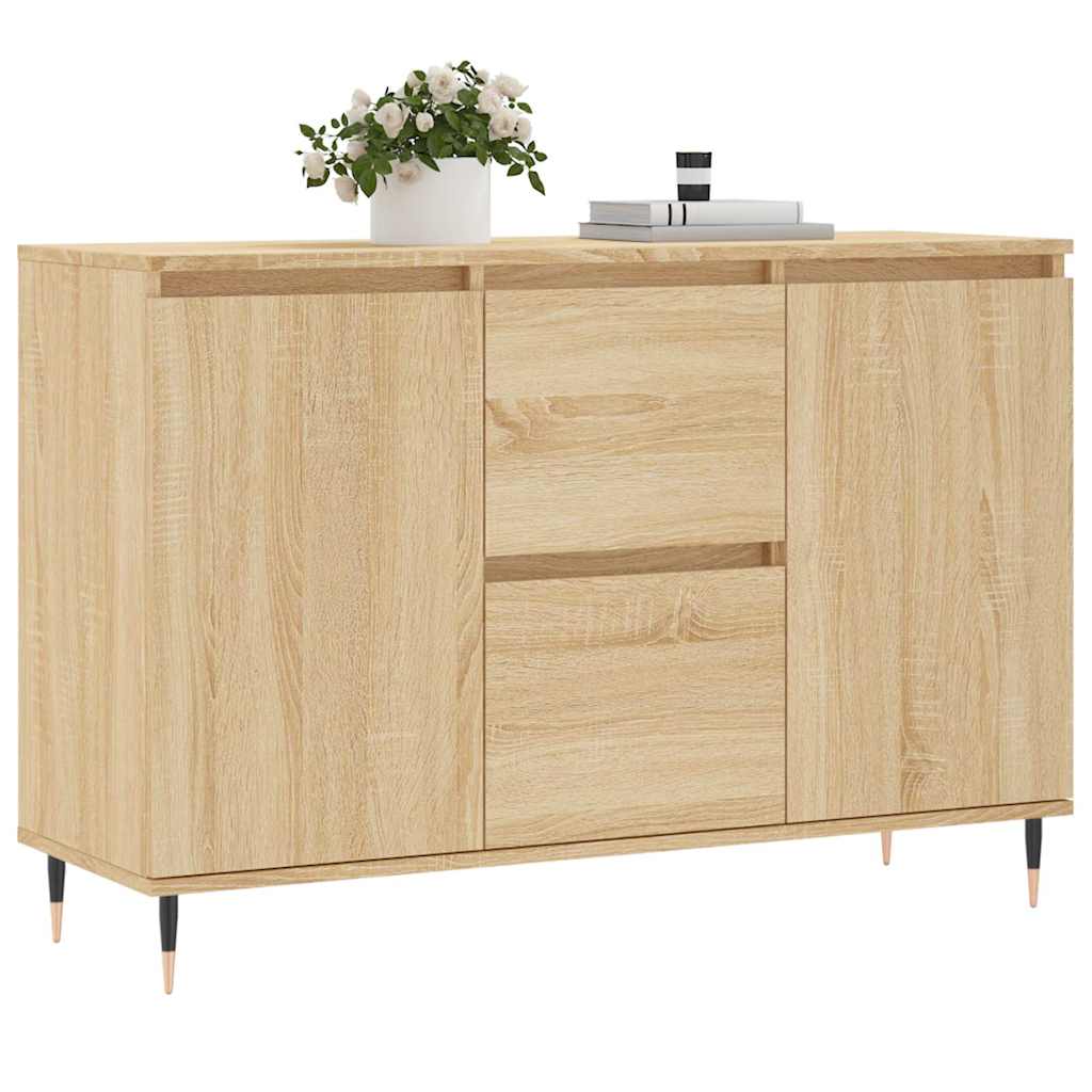 Sideboard Sonoma Oak 101.5x35x70 cm Engineered Wood