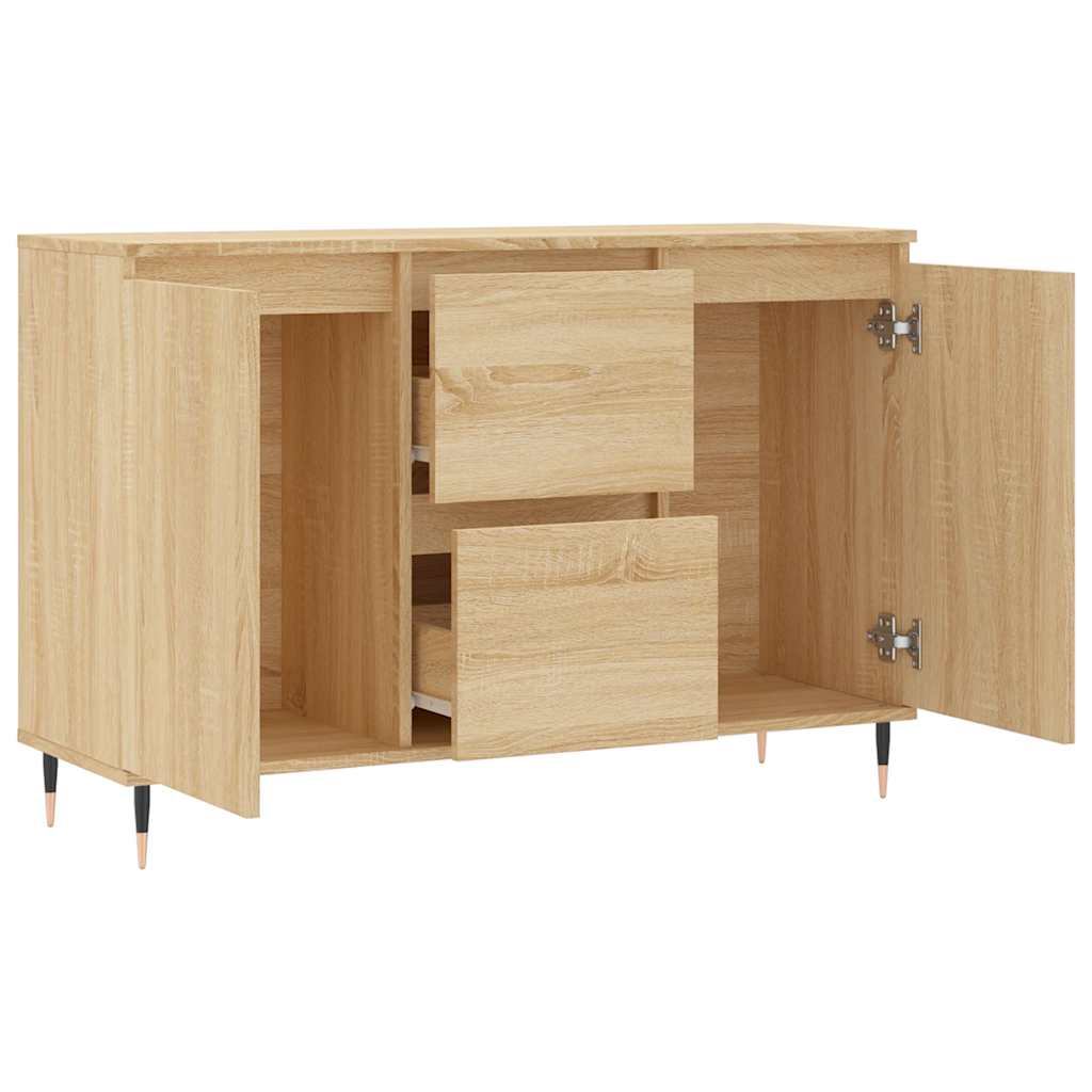 Sideboard Sonoma Oak 101.5x35x70 cm Engineered Wood