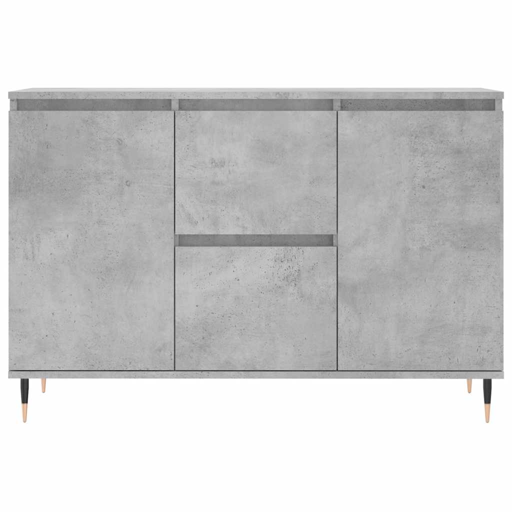 Sideboard Concrete Grey 101.5x35x70 cm Engineered Wood