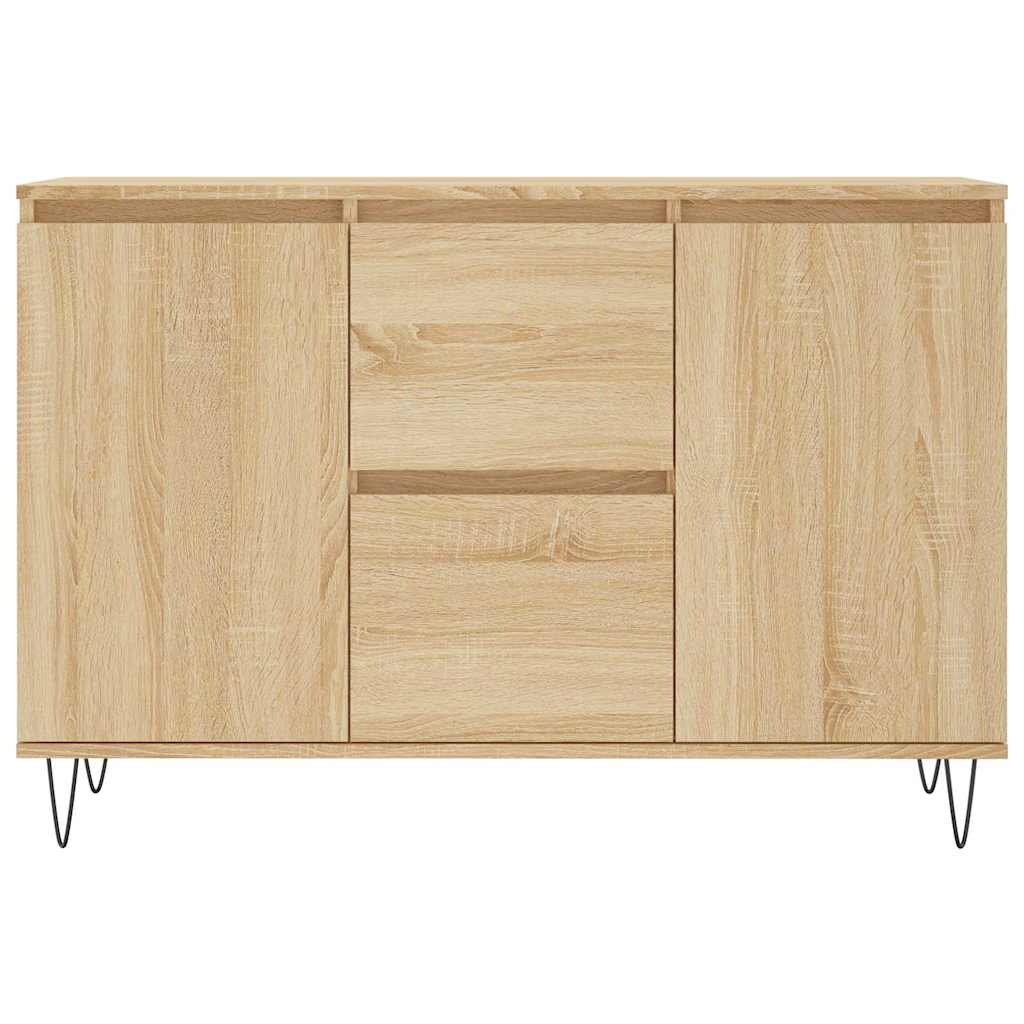 Sideboard Sonoma Oak 101.5x35x70 cm Engineered Wood