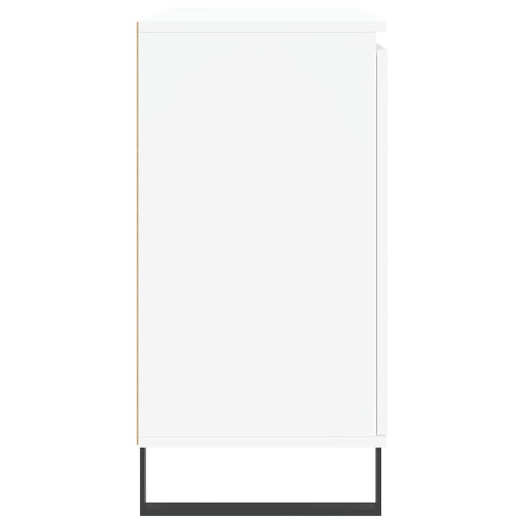 Sideboard White 101.5x35x70 cm Engineered Wood