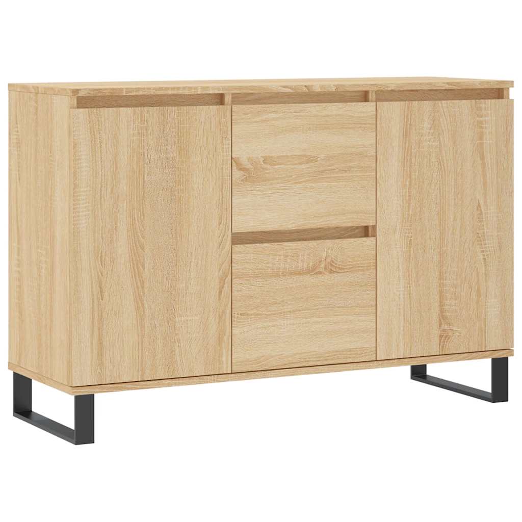 Sideboard Sonoma Oak 101.5x35x70 cm Engineered Wood