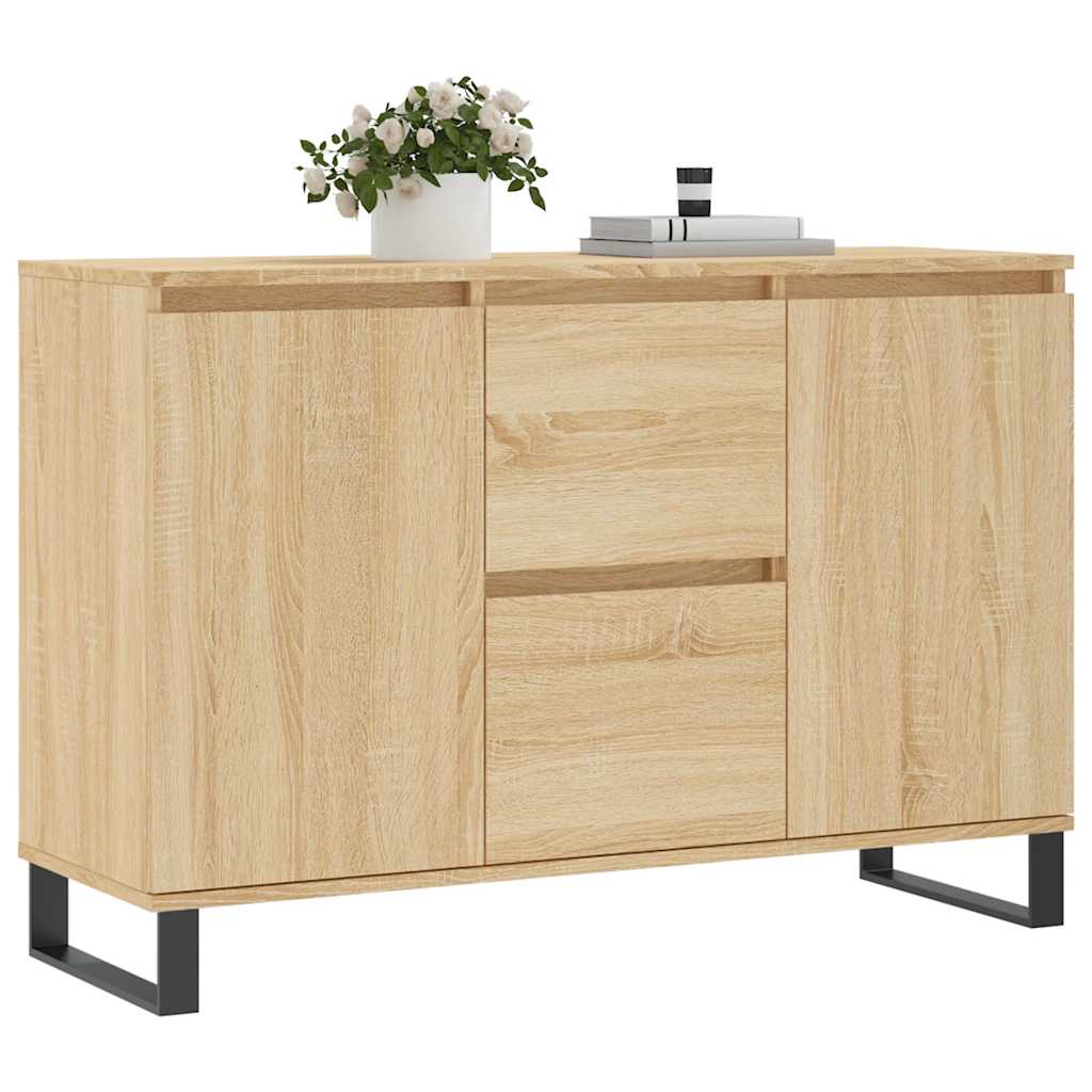 Sideboard Sonoma Oak 101.5x35x70 cm Engineered Wood