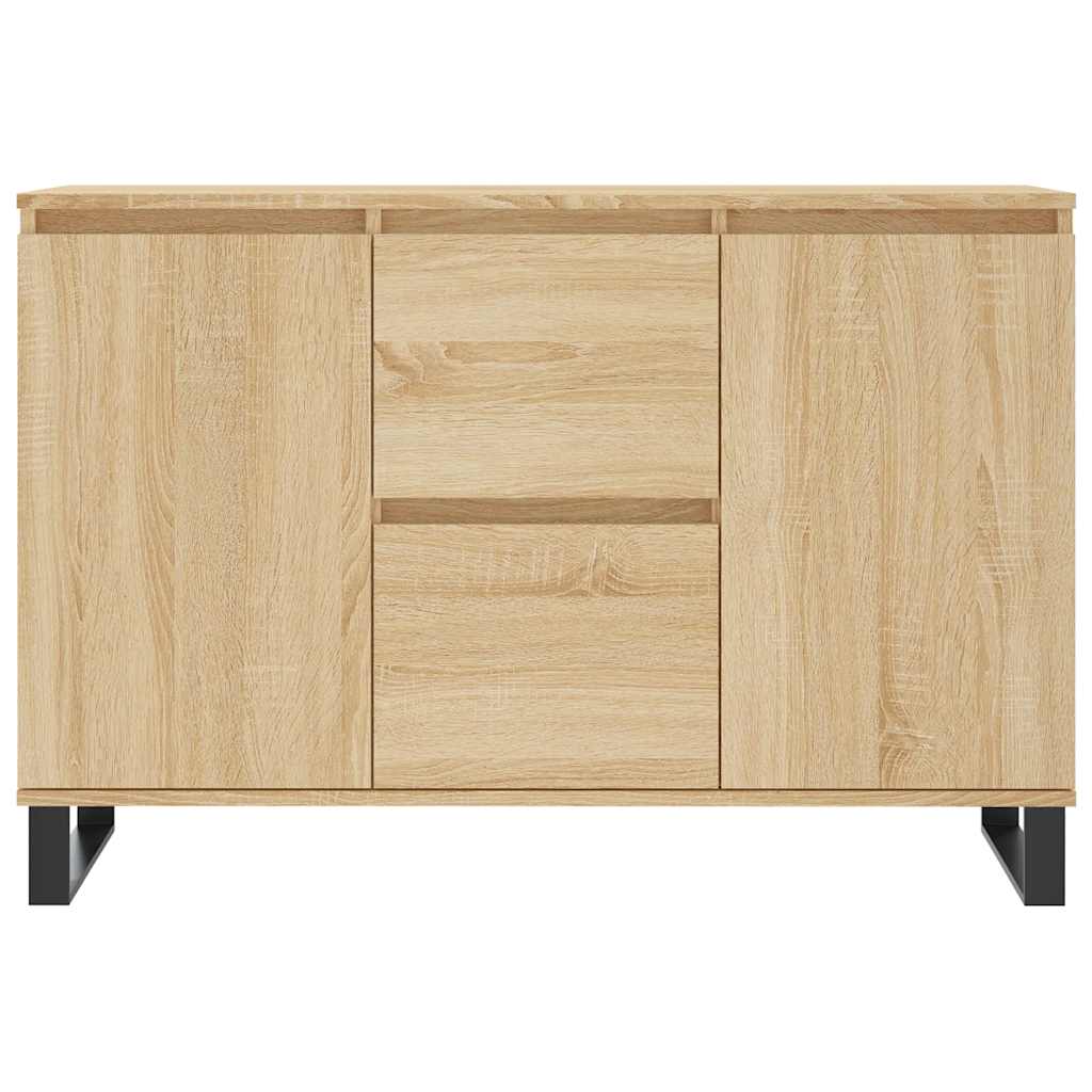 Sideboard Sonoma Oak 101.5x35x70 cm Engineered Wood