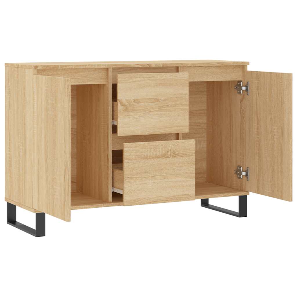 Sideboard Sonoma Oak 101.5x35x70 cm Engineered Wood