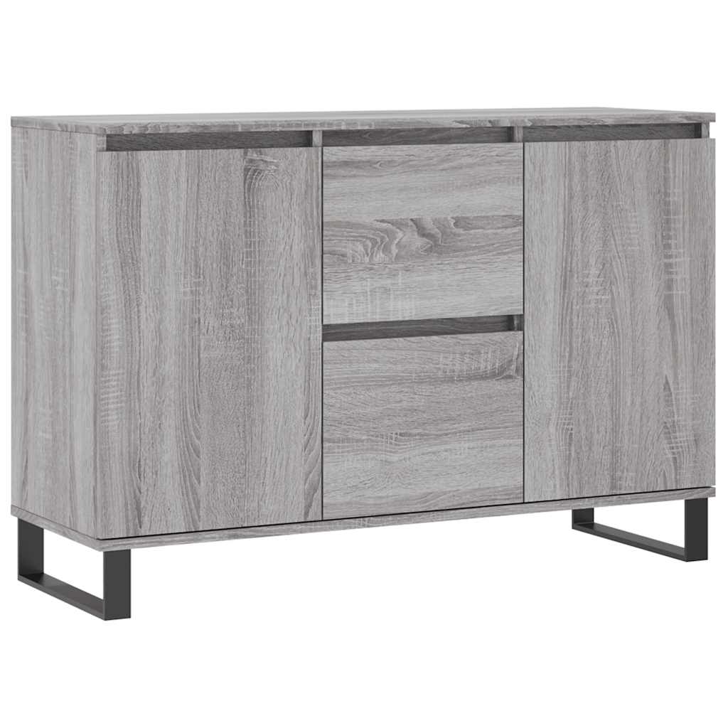 Sideboard Grey Sonoma 101.5x35x70 cm Engineered Wood