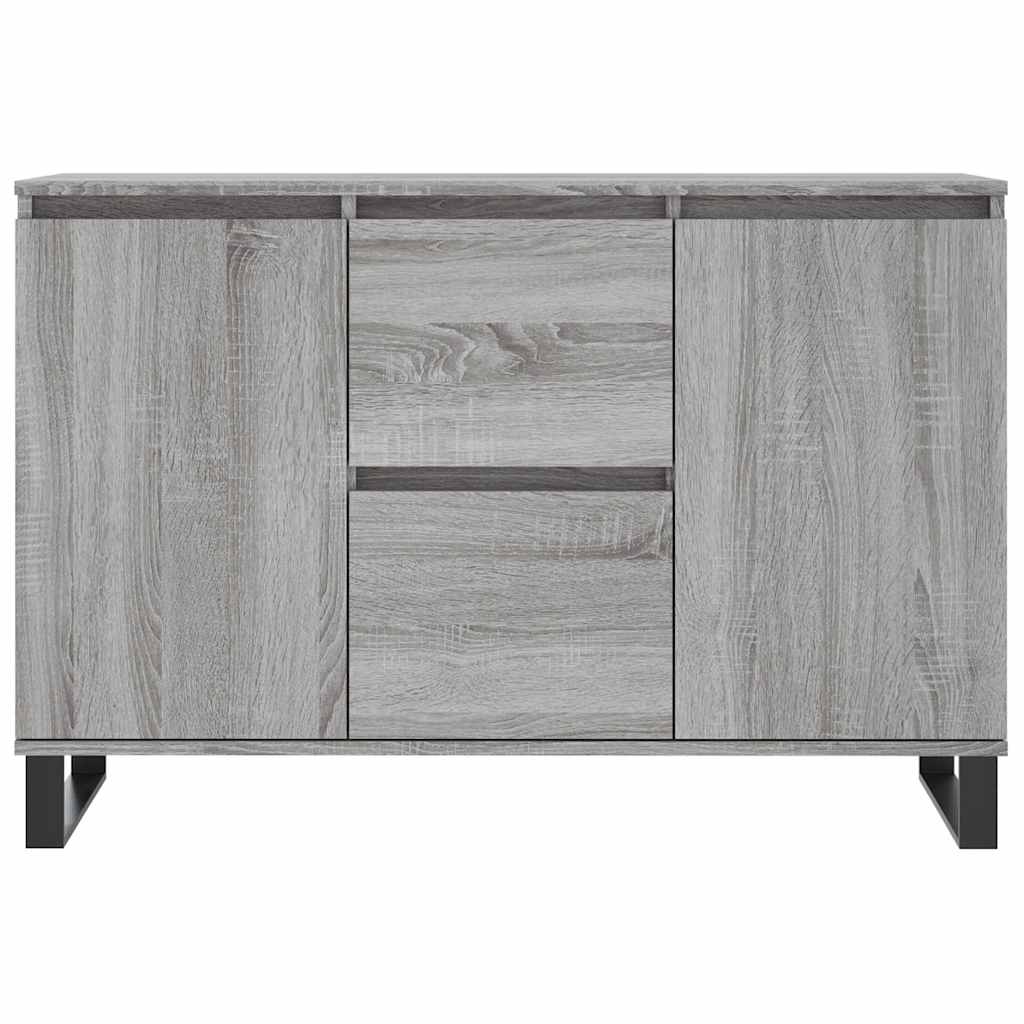 Sideboard Grey Sonoma 101.5x35x70 cm Engineered Wood