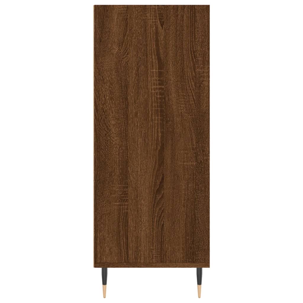Highboard Brown Oak 57x35x90 cm Engineered Wood