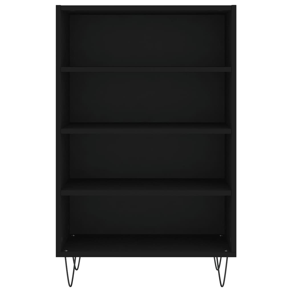 Highboard Black 57x35x90 cm Engineered Wood