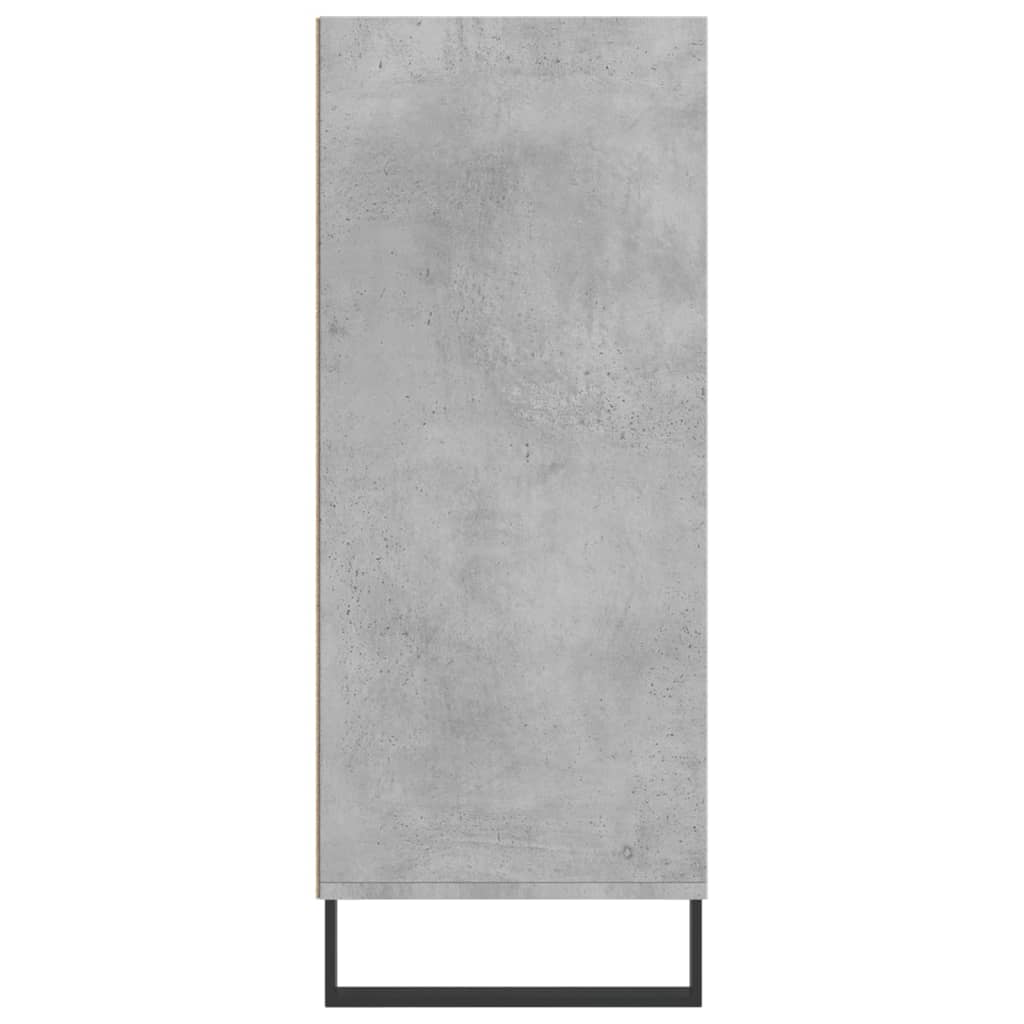 Highboard Concrete Grey 57x35x90 cm Engineered Wood