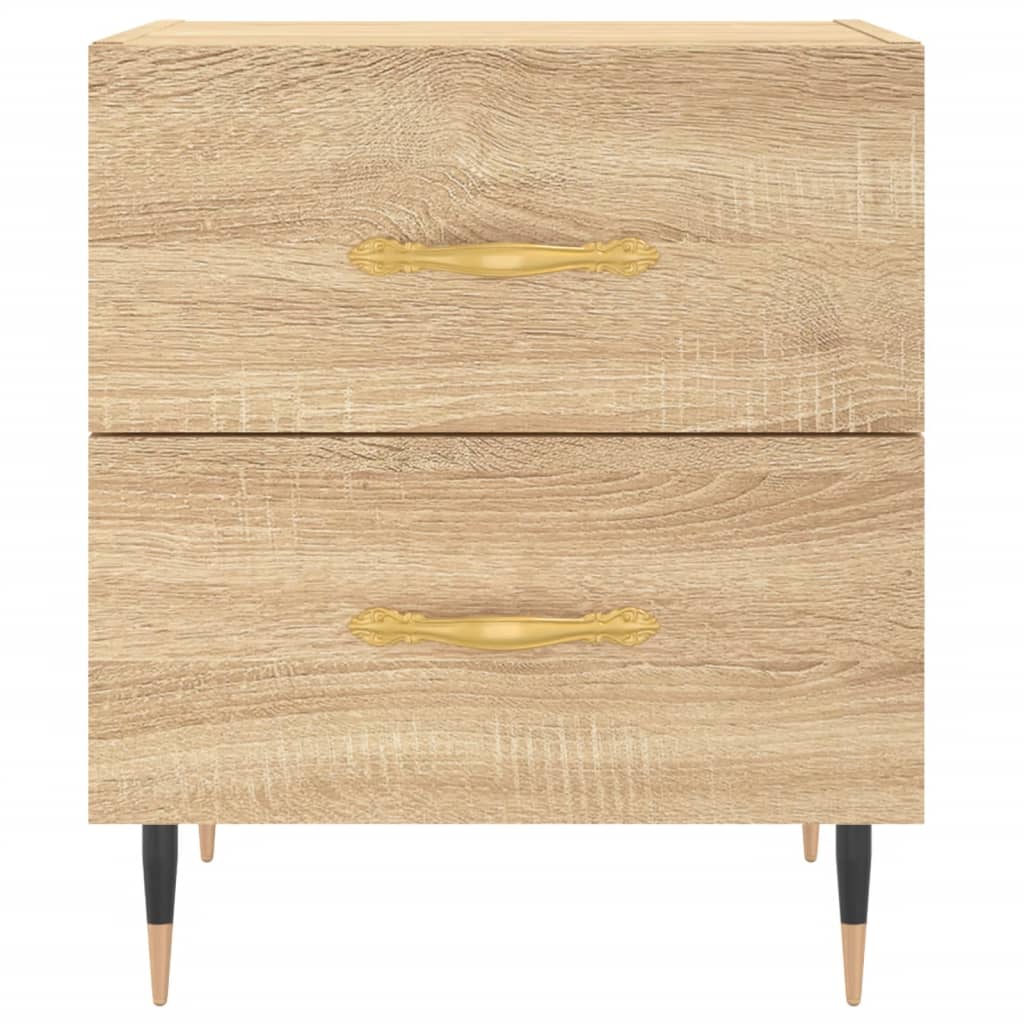 Bedside Cabinet Sonoma Oak 40x35x47.5 cm Engineered Wood