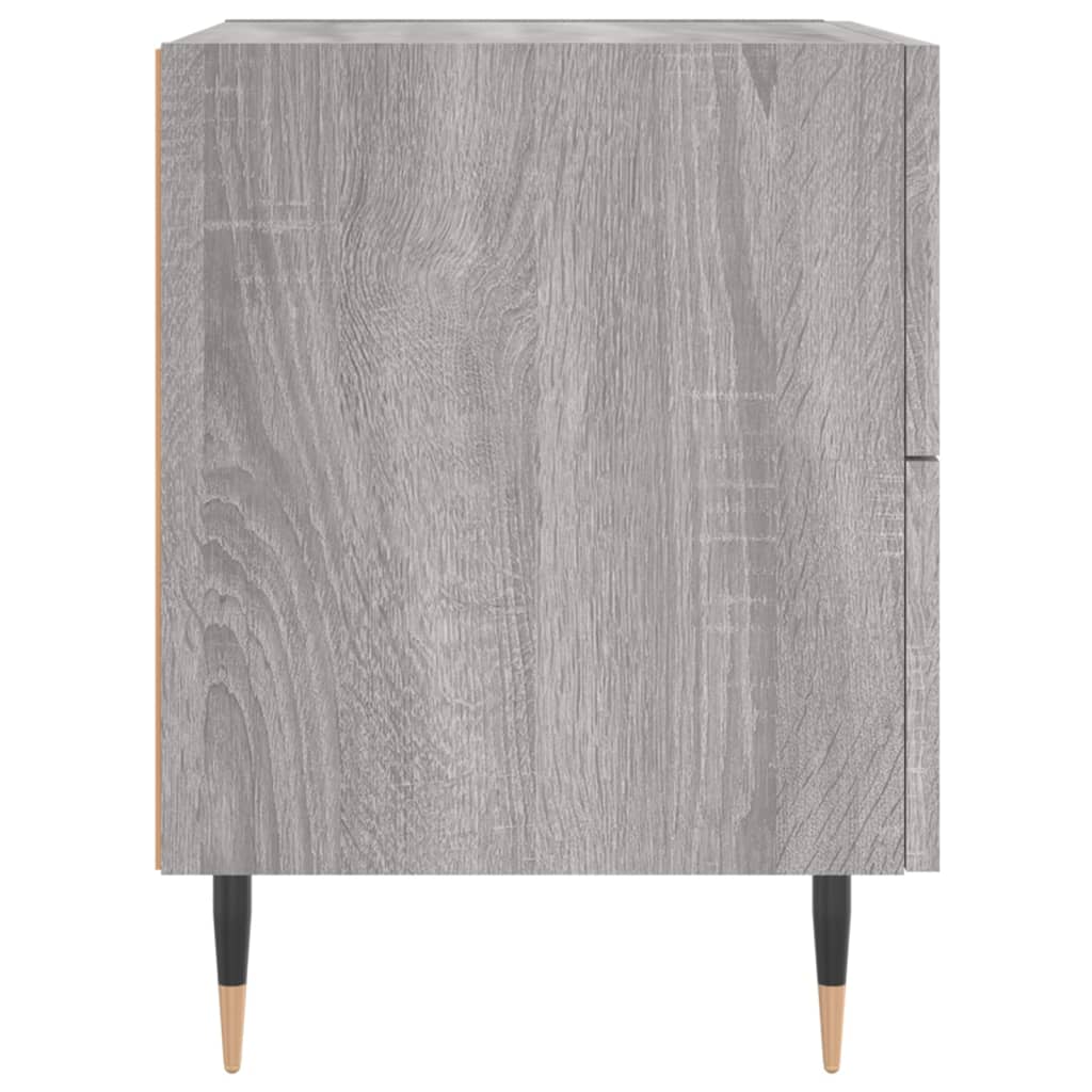 Bedside Cabinets 2 pcs Grey Sonoma 40x35x47.5 cm Engineered Wood