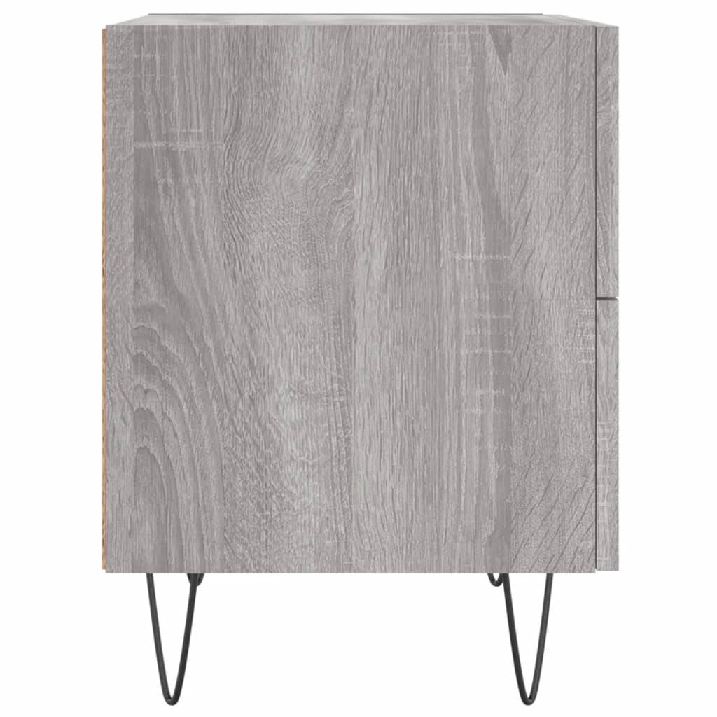 Bedside Cabinets 2 pcs Grey Sonoma 40x35x47.5 cm Engineered Wood