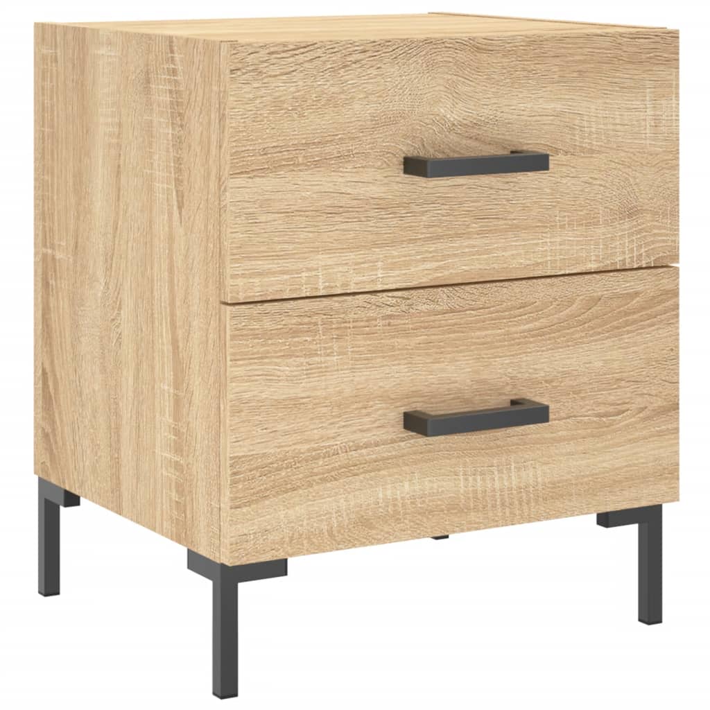 Bedside Cabinets 2 pcs Sonoma Oak 40x35x47.5 cm Engineered Wood