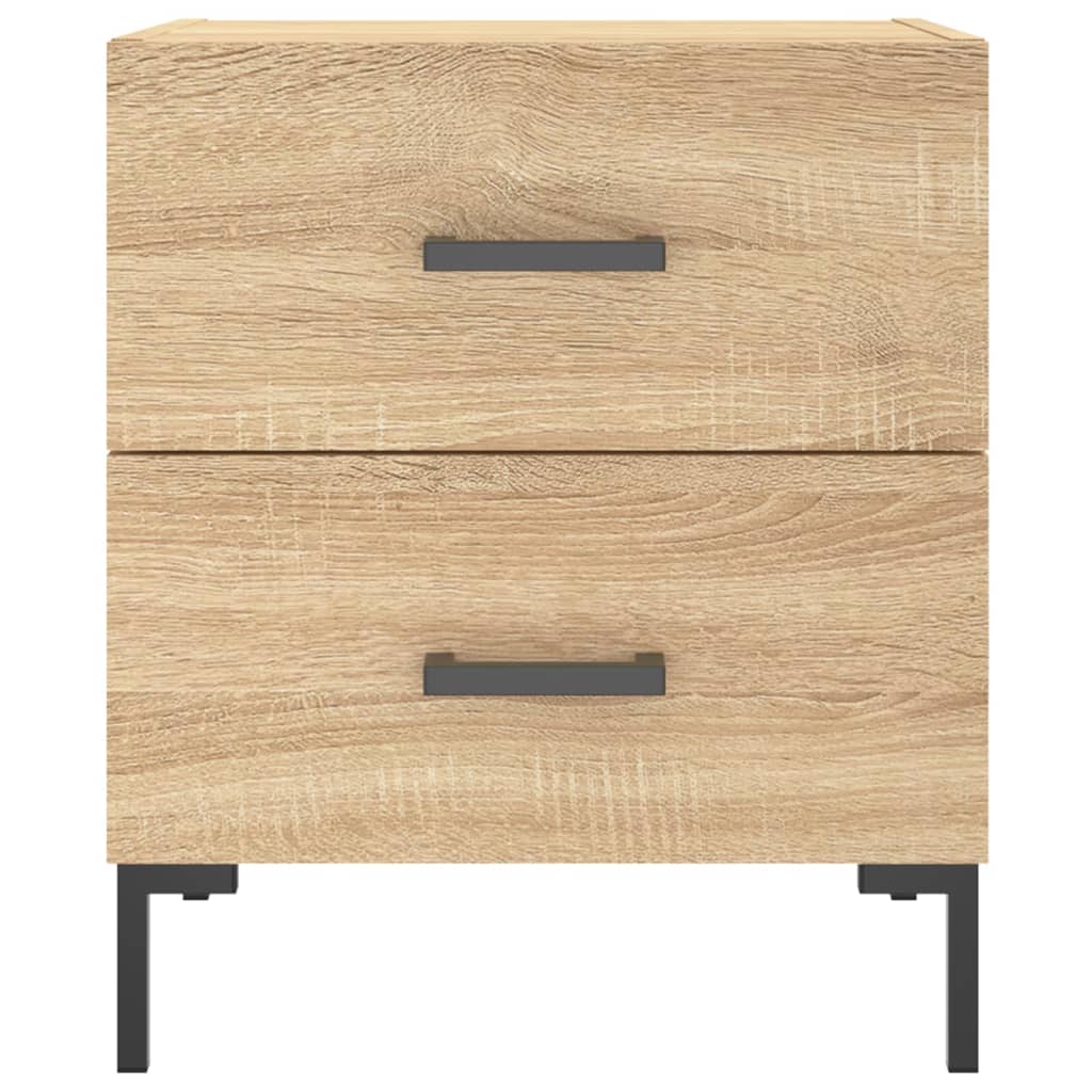Bedside Cabinets 2 pcs Sonoma Oak 40x35x47.5 cm Engineered Wood